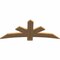 Ekena Millwork Alberta Smooth Timber Gable Bracket, Western Red Cedar, 60"W x 25"H x 1 1/2"D x 5 1/2"F, 10/12 Pitch GBW060X25X0206ALB00SWR - alternate 3